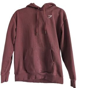 Gymshark XS Red Pullover Sweatshirt Hoodie